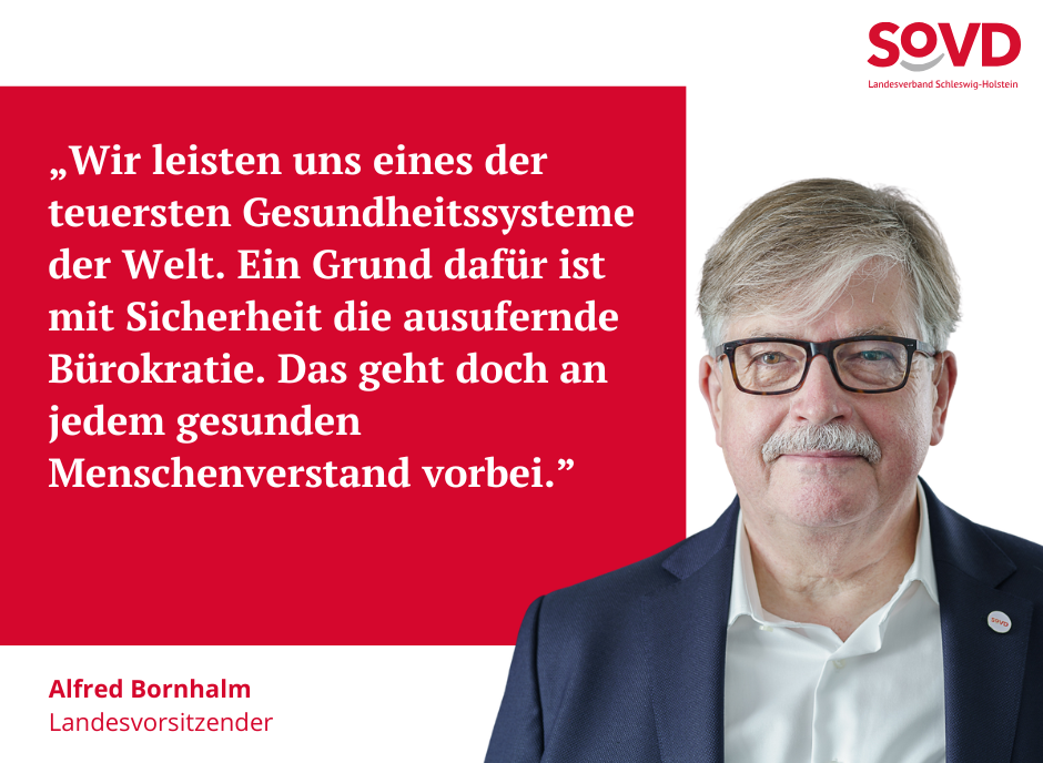 Alfred Bornhalm vom SoVD Schleswig-Holstein